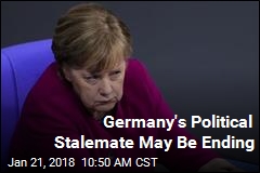 German Social Dems Entering Coalition Talks With Merkel