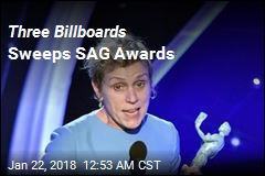 Three Billboards Sweeps SAG Awards