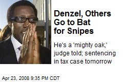 Denzel, Others Go to Bat for Snipes