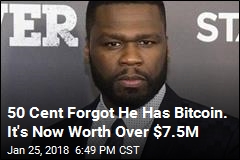 50 Cent Forgot He Has Bitcoin. It&#39;s Now Worth Over $7.5M