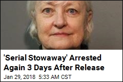 &#39;Serial Stowaway&#39; Busted at Airport 3 Days After Release