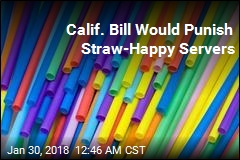 Bill Punishes Servers Who Hand Out Straws Unasked