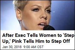 Pink Sees Red Over Exec Saying Women Need to &#39;Step Up&#39;