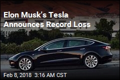 Elon Musk&#39;s Tesla Announces Record Loss