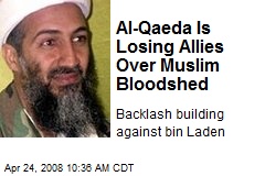 Al-Qaeda Is Losing Allies Over Muslim Bloodshed