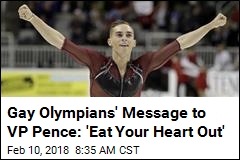 Gay Olympians&#39; Message to VP Pence: &#39;Eat Your Heart Out&#39;
