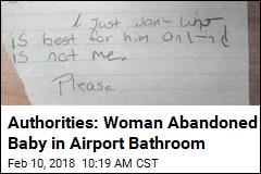 Authorities: Woman Abandoned Baby in Airport Bathroom