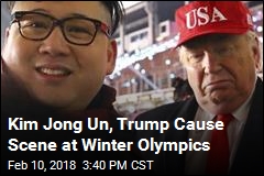 Kim Jong Un, Trump Cause Scene at Winter Olympics