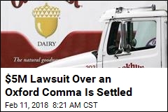 $5M Lawsuit Over an Oxford Comma Is Settled