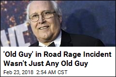 Chevy Chase Kicked in Road Rage Incident