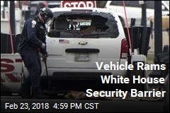 White House Locked Down When Vehicle Rams Barrier