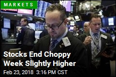 Stocks End Choppy Week Slightly Higher