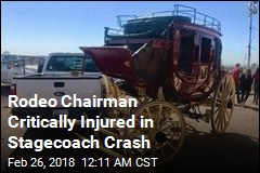 Rodeo Chairman Critically Injured in Stagecoach Crash