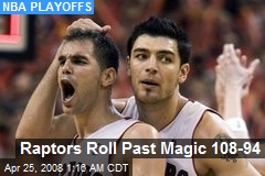 Raptors Roll Past Magic 108-94