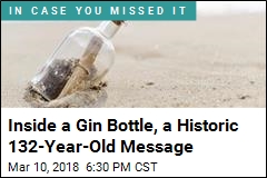 On Aussie Beach, the World&#39;s Oldest Message in a Bottle
