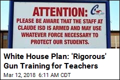 Feds Will Help States Train Armed Teachers