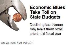 Economic Blues Take Toll on State Budgets