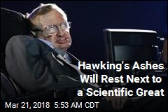 Hawking to Be Interred Next to Sir Isaac Newton