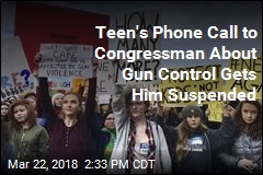 Teen&#39;s Language on Phone Call to Congressman Gets Him Suspended