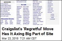 Craigslist Won&#39;t Be Home to &#39;Missed Connections&#39; Anymore