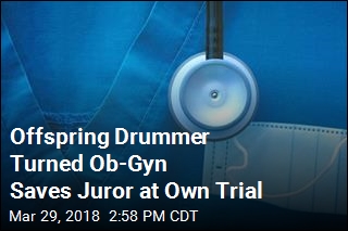 Offspring Drummer Turned Ob-Gyn Saves Juror at Own Trial