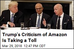 Trump Has a Big, New Target: Amazon