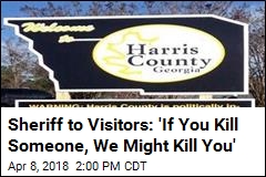 Sheriff&rsquo;s Sign: &#39;Our Citizens Have Concealed Weapons&#39;