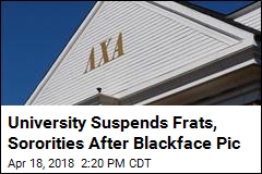 University Suspends Frats, Sororities After Blackface Pic