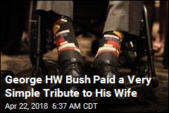 George HW Bush Paid a Very Simple Tribute to His Wife