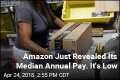 Amazon&#39;s Median Pay Figure Shows Most of Its Workforce Is Blue-Collar