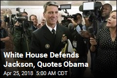 White House Defends Jackson, Quotes Obama