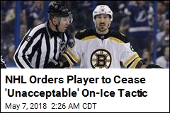 NHL Player Ordered to Stop Licking Opponents