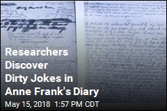 Researchers Discover Dirty Jokes in Anne Frank&#39;s Diary