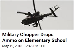 Chopper Makes Surprise Drop on Elementary School