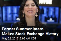Former Summer Intern Makes Stock Exchange History