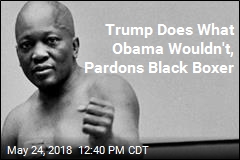 Trump Does What Obama Wouldn&#39;t, Pardons Black Boxer