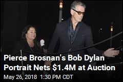 Pierce Brosnan&#39;s Bob Dylan Portrait Nets $1.4M at Auction