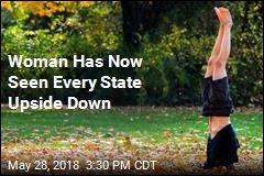 Woman Has Now Seen Every State Upside Down