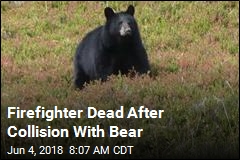 Firefighter Dead After Collision With Bear