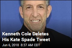 Kenneth Cole Deletes His Kate Spade Tweet
