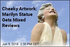 Cheeky Artwork: Marilyn Statue Outside Church Leaves Some Upset