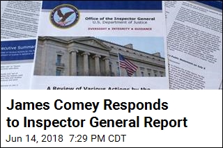 James Comey Responds to Inspector General Report