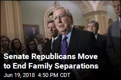 Senate Republicans Say They&#39;ll End Family Separations