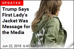 &#39;No Hidden Message&#39; in Melania Trump&#39;s Jacket, Rep Says