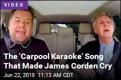 The &#39;Carpool Karaoke&#39; Song That Made James Corden Cry