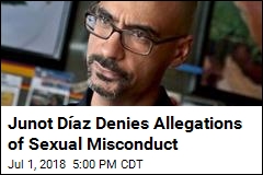 Junot D&iacute;az Denies Allegations of Sexual Misconduct