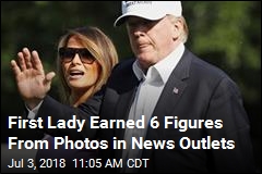 First Lady Earned 6 Figures From Photos in News Outlets