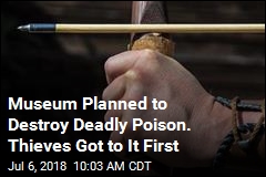 Museum Planned to Destroy Deadly Poison. Thieves Got to It First