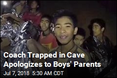 Coach Trapped in Cave Apologizes to Boys&#39; Parents