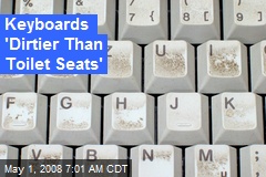 Keyboards 'Dirtier Than Toilet Seats'
